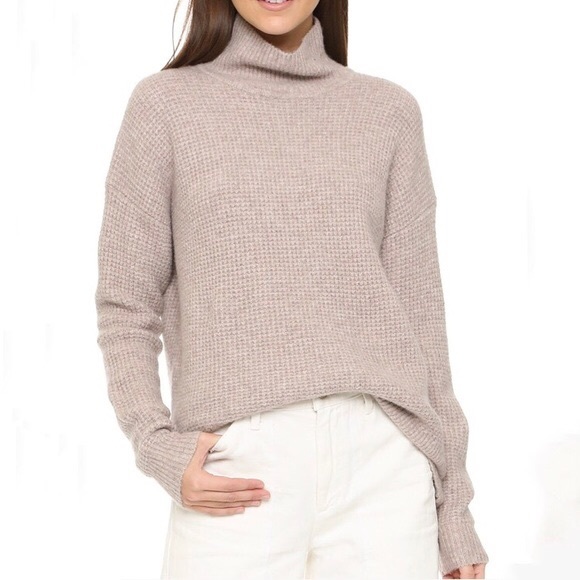 Madewell Aria Waffle Stitch Turtleneck 